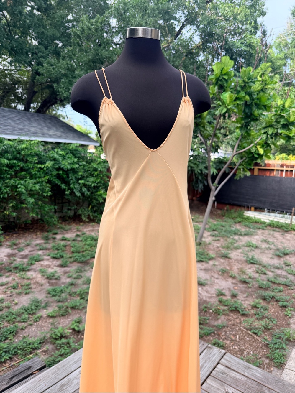 Vintage 1970s RARE Neil Bieff-Arturo Herrera for Bendel’s Studio Slip Dress - Picture 3 of 12